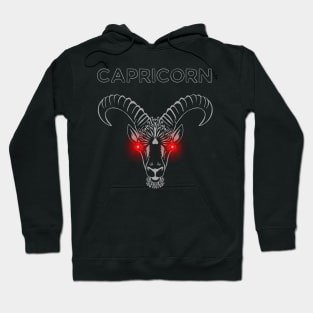 Capricorn | Evil Red Eyed Goat Hoodie